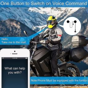 img 3 attached to 🎧 YOVDA Bluetooth 5.0 наушники для шлема - Супертонкие динамики для мотоциклетных шлемов с автоматическим ответом на вызов, управлением громкостью и набором номера - высококачественные беспроводные наушники для шлемов