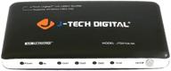 📺 j-tech digital jtd0104/4k 4-портовый hdmi-сплиттер - улучшение ultra hd 4k 3840x2160 разрешения с поддержкой 3d логотип
