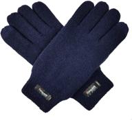 bruceriver xl thinsulate touchscreen gloves & mittens for men - ultimate accessories! logo