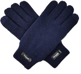 img 4 attached to Bruceriver XL Thinsulate Touchscreen Gloves & Mittens for Men - Ultimate Accessories!