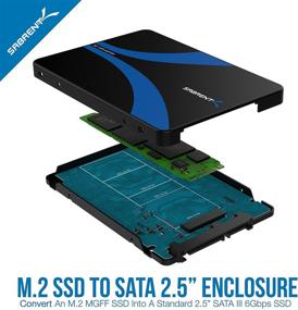 img 2 attached to 💾 Sabrent EC-M2SA: Boost Storage Performance with M.2 SSD to 2.5-Inch SATA III Adapter