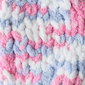 img 1 attached to 🧶 3-Pack of Bernat Baby Blanket Yarn in Pink and Blue (161103-3305)