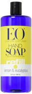 eo hand soap refill, lemon & eucalyptus, 32 fl oz logo