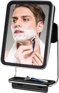 ✨ m mivonda fogless glass shaving mirror with anti-fog coating, 360° adjustable, 11 inch large surface with razor holder, professional bathroom mirror logo