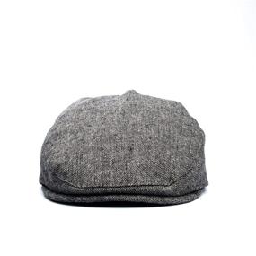 img 1 attached to Ring Bearer Baby Boy Scally 👶 Cap, Flat Ivy Newsboy Tweed Golf Hat