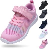 👟 breathable lightweight washable girls' athletic sneakers logo