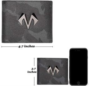 img 1 attached to 👝 BABAMA Minimalist Leather Camouflage Wallets for Men - Stylish Accessories for Cards, Cash & Organizing