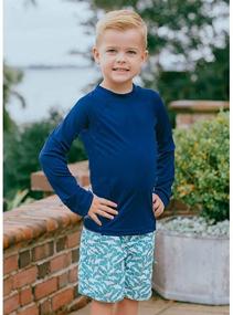img 3 attached to Ultimate Protection for Boys: Bestry Rashguard Toddler Swimwear - A Must-Have Clothing Essential