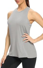 img 1 attached to 👚 Versatile Mippo Workout Tops: Stylish Flowy Athletic Yoga Shirts for Women