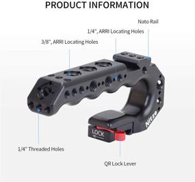 img 2 attached to Nitze Stinger Top Handle Grip with QR NATO Clamp - PA28-A Camera Cage