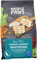 🐟 whole paws grain-free adult dog food with ocean-caught whitefish & sweet potato - 4 pound pack at whole foods market logo