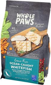 img 3 attached to 🐟 Whole Paws Grain-Free Adult Dog Food with Ocean-Caught Whitefish & Sweet Potato - 4 Pound Pack at Whole Foods Market