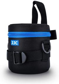 img 4 attached to Футляр для объектива JJC: сумка для объектива Canon/Nikon/Fujifilm 3.07x4.92 дюйма, молния из полиэстера, защитный интерьер