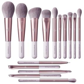 img 4 attached to 💄 Premium Synthetic Makeup Brush Set - 15Pcs EIGSHOW Professional Tools: Contour, Foundation, Powder, Blush, Blending, Concealers, Eyeliner, Eyebrow, Eyeshadow, Lip Brushes Kit for Flawless Makeup