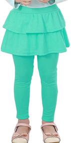 img 3 attached to 👧 RieKet Girls Leggings Skirt: Trendy Girls' Clothing with Leggings