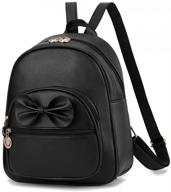 👜 stylish leather small daypacks for women: handbags, wallets, and fashionable backpacks logo