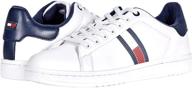 👟 classic white tommy hilfiger lampkin sneaker - top-rated shoe for style and comfort logo