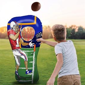 img 1 attached to Fun-Filled Inflatable Football Target Sports for the Whole Family