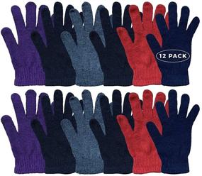 img 3 attached to 🧤 High-quality Wholesale Brushed Interior Stretchy Assorted Men's Accessories and Gloves & Mittens: Ultimate Comfort and Style at Amazing Prices