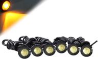hotsystem 12v 9w led eagle eye lamp bulbs for car tail light (6-pack logo