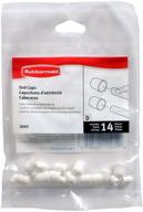 rubbermaid 3d60 lw wht plastic caps white логотип