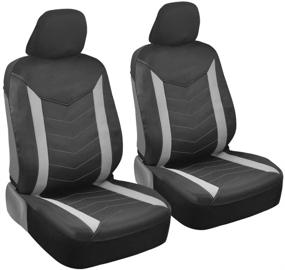 img 3 attached to 🚗 Motor Trend SpillGuard Waterproof Car Seat Covers – Full Set Neoprene Seat Protectors with Extended Bench Side Coverage: Universal Fit for Auto, Truck, Van, and SUV