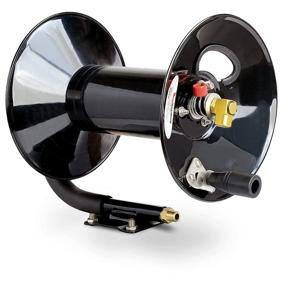 img 4 attached to ReelWorks Hand Crank Air Compressor Hose Reel (L201303A) - No Hose Included