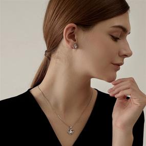 img 1 attached to 💖 Nowonchic 925 Sterling Silver Love Heart Necklace: Exquisite Jewelry for Women and Girls (18” + 2” inch)