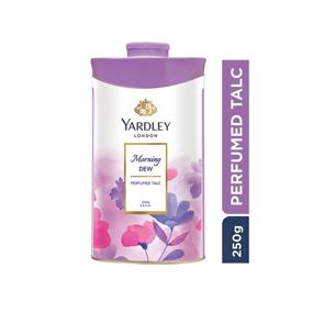 img 2 attached to Yardley London Morning Dew Perfumed Talc for Women, 250g: Delicate Fragrance & Luxurious Care