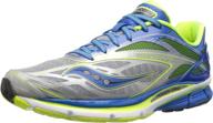 saucony men's cortana running shoes in citron: boost your performance! logo