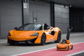 img 1 attached to 🏎️ Get Your Little One Racing with the Step2 McLaren 570S Push Sports Car