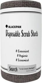 img 4 attached to BLACKPAN Disposable Antimicrobial Non Scratch Dishwashing