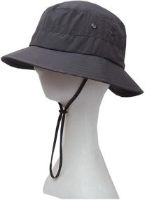 img 3 attached to 👒 Boys Girls Wide Brim Bucket Hat for Added Sun Protection - Boys' Caps and Accessories