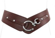 👗 jasgood fashion vintage interlock belts: accessorize with style in 41-46 inch size for women logo