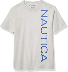 img 2 attached to Nautica Short Sleeve T Shirt Heather Boys' Clothing via Tops, Tees & Shirts