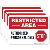 occupational health & safety products: authorized personnel only sign logo