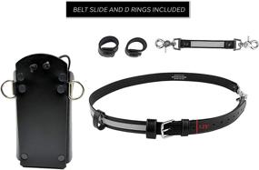 img 3 attached to 🔥 Enhanced Safety Bundle: Reflective Firefighter Anti-Sway Strap for Radio Strap, Radio Strap/Belt, & Firefighter's Radio Holder