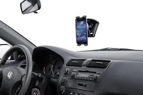 img 2 attached to 🚗 Arkon Windshield Dashboard Car Mount: Ideal for Samsung Galaxy Tab 3 7.0, Kindle Fire HD/HDX 7, Google Nexus 7 and Midsize Tablets