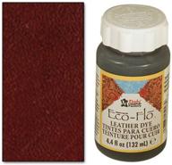 🎨 tandy leather eco-flo leather dye in dark mahogany - 4.4 fl. oz. (132 ml), item no. 2600-08 logo