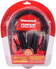 img 3 attached to 🎧 Honeywell Sync RWS-53012: Red Digital AM/FM/MP3 Radio Earmuff - Powerful Hearing Protection and Entertainment in One