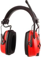 🎧 honeywell sync rws-53012: red digital am/fm/mp3 radio earmuff - powerful hearing protection and entertainment in one logo