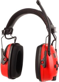 img 4 attached to 🎧 Honeywell Sync RWS-53012: Red Digital AM/FM/MP3 Radio Earmuff - Powerful Hearing Protection and Entertainment in One