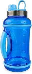 img 2 attached to 💧 Premium 70oz Sport Water Bottle with Leakproof Twist off Lid - Blue Bottle Water Jugs for Active Lifestyle