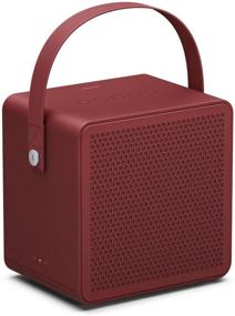 img 4 attached to 🔊 Ultimate Portability for Audiophiles: Urbanears Ralis Portable Bluetooth Speaker in Haute Red