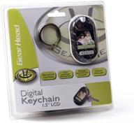 🔑 digital keychain - gear head 1.5 inch logo