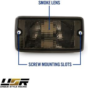 img 1 attached to Фонари бокового маркера USR DEPO - Комплект в стиле "Smoked" для Wrangler TJ 1997-2006 (4 шт. световые поворотники в дымчатой оптике + боковые маркеры крыла)