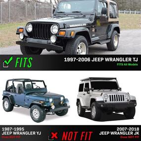 img 3 attached to Фонари бокового маркера USR DEPO - Комплект в стиле "Smoked" для Wrangler TJ 1997-2006 (4 шт. световые поворотники в дымчатой оптике + боковые маркеры крыла)