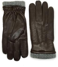 img 4 attached to 🧤 YISEVEN Sheepskin Non Touchscreen Classical Motorcycle Men's Accessories: Stylish and Functional Gear