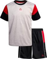 rbx boys activewear short set boys' clothing : clothing sets logo