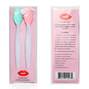 img 2 attached to 💋 Discover Flawless Lips with Double-Sided Silicone Exfoliating Lip Brush (2PCS)